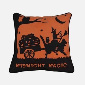 NEW Bethany Lowe Midnight Magic Witch Accent Pillow